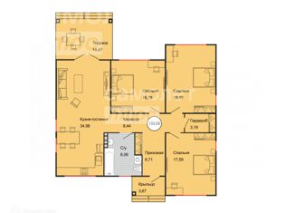 Дом на продажу, 100 м2, хутор Демино, Александровская улица