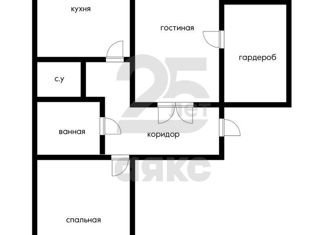 2-комнатная квартира на продажу, 68.6 м2, Краснодар, улица Западный Обход, 39/1к7, ЖК Мой Город