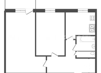 Продажа 2-ком. квартиры, 45 м2, Тюмень, улица Республики, 39