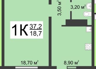 Продажа 1-ком. квартиры, 37.2 м2, Нижний Новгород, Бурнаковская улица, 97, микрорайон Бурнаковская низина