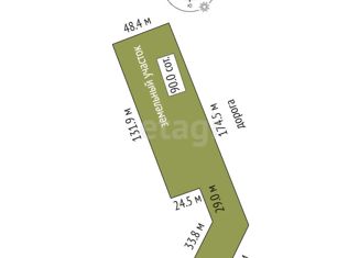 Продается участок, 90 сот., село Полетаево I-е, Трактовая улица, 2