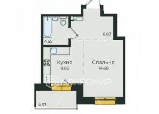 2-ком. квартира на продажу, 40.25 м2, Иркутская область, улица Пискунова, 136