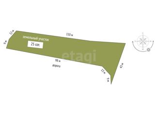 Продаю земельный участок, 25 сот., Перовское сельское поселение