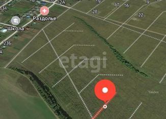 Продажа участка, 10 сот., деревня Раздолье, Молодёжная улица