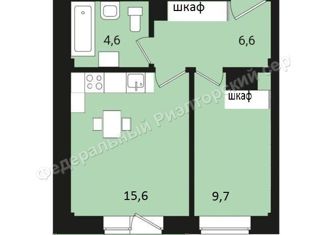 Продажа двухкомнатной квартиры, 39.6 м2, Иркутск, Братская улица, 7/10, ЖК Простор