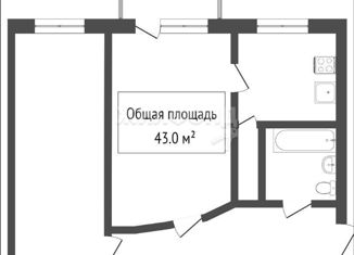 Продаю 2-комнатную квартиру, 43 м2, Томск, улица Елизаровых, 42, Советский район