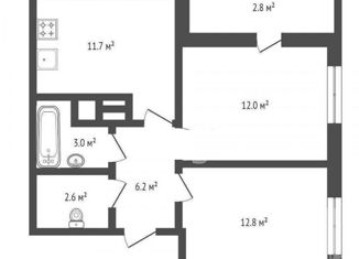 Продам 2-комнатную квартиру, 49 м2, Пермь, Луньевская улица, 4, Индустриальный район