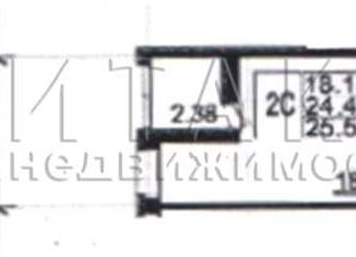 Продается квартира студия, 24.4 м2, Санкт-Петербург, метро Проспект Ветеранов, проспект Будённого, 23к3