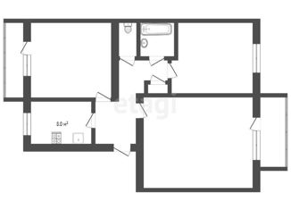 Продажа 3-комнатной квартиры, 62 м2, Тюмень, Новосибирская улица, 34