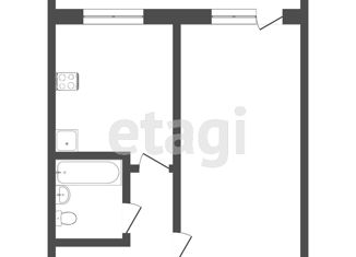 Продаю однокомнатную квартиру, 36 м2, Тюмень, Вересковая улица, 5