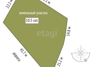 Участок на продажу, 10.5 сот., село Преображенка, Новая улица, 24