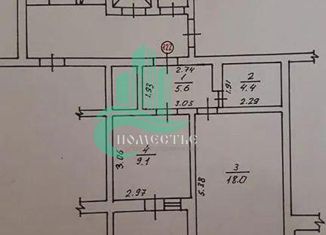 Однокомнатная квартира на продажу, 50 м2, Крым, Боевая улица, 4