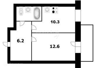 Продается 1-ком. квартира, 34.6 м2, Новосибирск, Овражная улица, 3, Заельцовский район