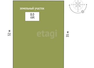 Земельный участок на продажу, 8 сот., село Яр, Почтовая улица