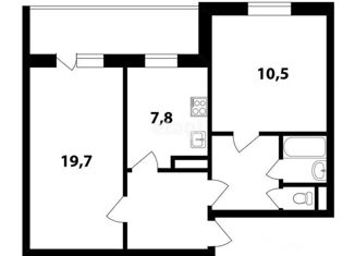 Продажа 2-ком. квартиры, 55 м2, Санкт-Петербург, улица Димитрова, 29к1, муниципальный округ № 75