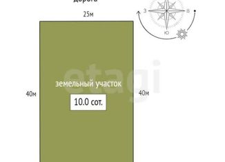 Продается участок, 10 сот., коттеджный посёлок Крокусы, коттеджный посёлок Крокусы, 17
