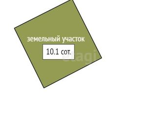 Продажа земельного участка, 10.1 сот., деревня Крутая, Советская улица, 50