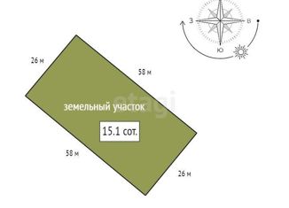 Продажа земельного участка, 15.1 сот., деревня Объединение