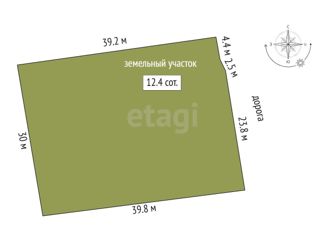 Продажа участка, 12.4 сот., Тобольск, улица Ленина