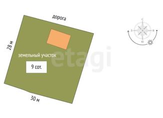 Продается дом, 60 м2, СНТ Половинка, 3-я аллея