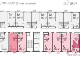 Продам однокомнатную квартиру, 21.6 м2, Москва, район Солнцево, жилой комплекс Лучи, к15