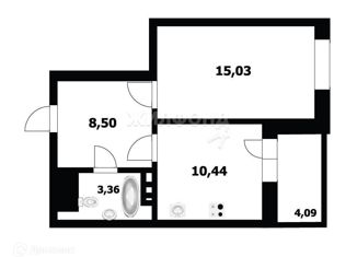Продам однокомнатную квартиру, 31 м2, Новосибирск, улица Сержанта Коротаева, 9/1, ЖК Черёмушки