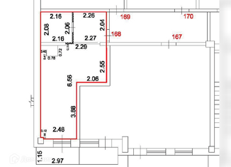 Продается однокомнатная квартира, 29.9 м2, Абакан, улица Комарова, 9Б