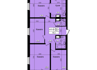 Четырехкомнатная квартира на продажу, 104.5 м2, посёлок Парголово, Ольгинская дорога, 3/20