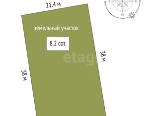 Продаю участок, 8.2 сот., село Ана-Юрт, улица Омерова, 78