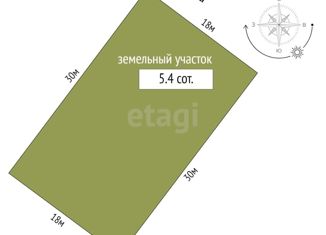 Продам земельный участок, 5.4 сот., садовые участки Строитель