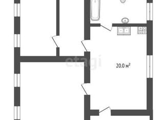Продам 3-ком. квартиру, 114 м2, рабочий посёлок Красный Яр, Береговая улица, 5
