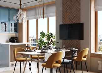 3-ком. квартира на продажу, 89 м2, Краснодар, ЖК Дыхание, улица Лётчика Позднякова, 2к6