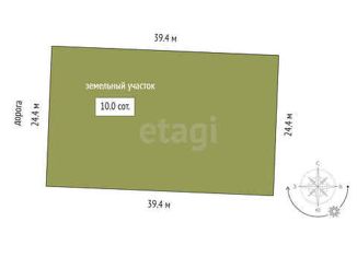 Продаю земельный участок, 10 сот., садовое товарищество Душевное