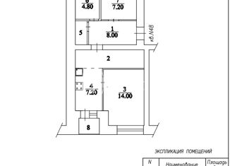 Продам 2-ком. квартиру, 50 м2, Чебоксары, проспект Максима Горького, 51, Московский район