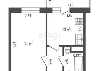 1-ком. квартира на продажу, 28.6 м2, Санкт-Петербург, Павлинская улица, 5, Красносельский район