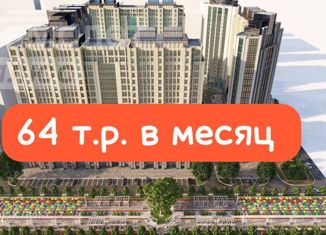 2-ком. квартира на продажу, 68.6 м2, Грозный, улица Нурсултана Абишевича Назарбаева, 7