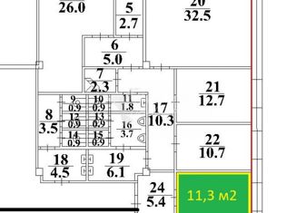 Сдам офис, 11.3 м2, Приморский край, Находкинский проспект, 36