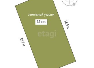 Продам земельный участок, 7.9 сот., садоводческое некоммерческое товарищество Мебельщик-2, Яблочная улица