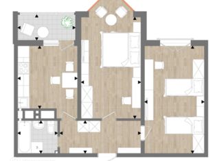 Продается двухкомнатная квартира, 62 м2, Анапа, Супсехское шоссе, 39к1, ЖК Южный квартал