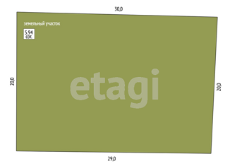 Продажа участка, 5.94 сот., СНТ Ветеран 2