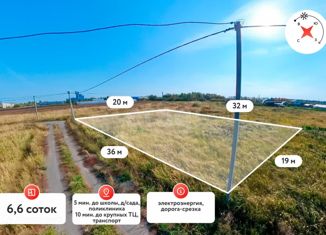 Продается земельный участок, 6.6 сот., поселок Новотуринский