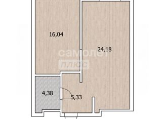 Продаю 2-ком. квартиру, 49.9 м2, Уфа, улица Аксакова, 18, ЖК Империал