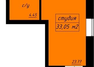 Квартира на продажу студия, 33 м2, Муром, Орловская улица, 26В