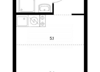 Квартира на продажу студия, 20 м2, Москва, Кольская улица, 8к2, метро Свиблово