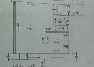 Продам 1-ком. квартиру, 31.6 м2, посёлок Свень, улица Луначарского, 3