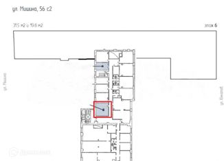 Аренда офиса, 31.5 м2, Москва, Мишина улица, 56, Мишина улица