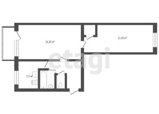 Продам 2-ком. квартиру, 45.3 м2, Крым, проспект Кирова, 28