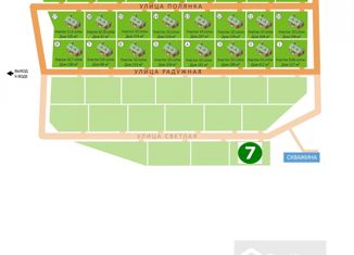Участок на продажу, 10 сот., посёлок Растущий, Светлая улица, 7