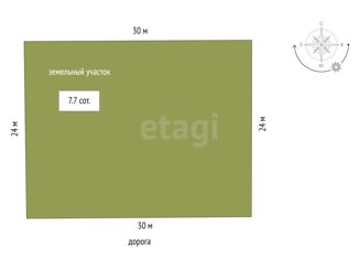 Продам участок, 7.7 сот., село Ана-Юрт, Центральная улица