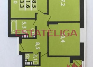 Продаю 3-ком. квартиру, 83 м2, Москва, Производственная улица, 4А, район Солнцево